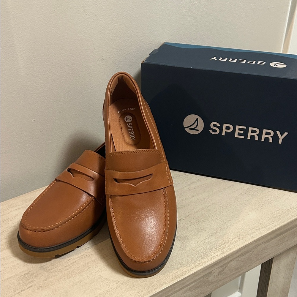 Sperry Women's Brown Leather Loafers